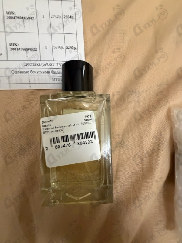 Духи Velvet Iris от Essential Parfums