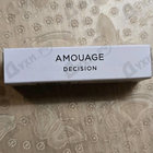 Отзыв Amouage Decision