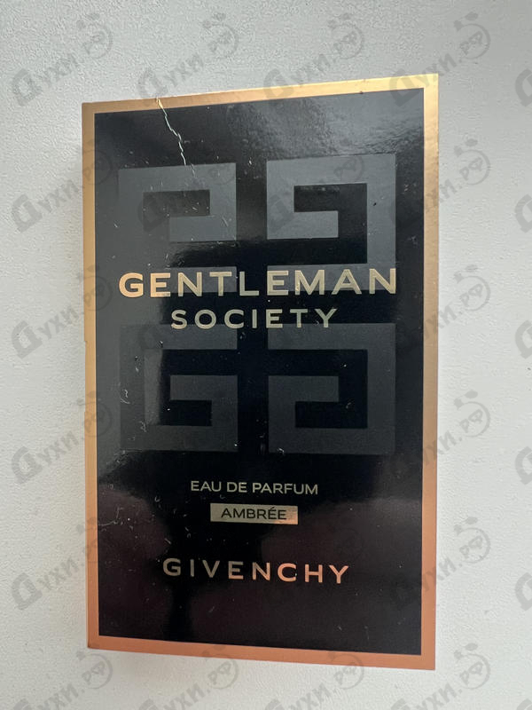 Духи Gentleman Society Eau De Parfum Ambree от Givenchy