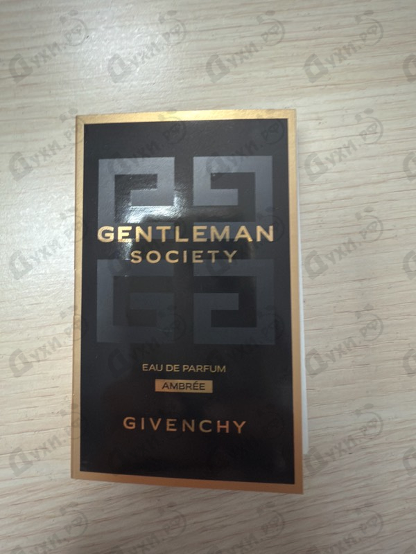 Отзыв Givenchy Gentleman Society Eau De Parfum Ambree