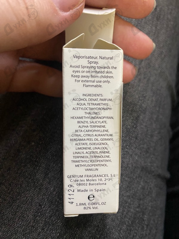 Парфюмерия Photographer от Genyum