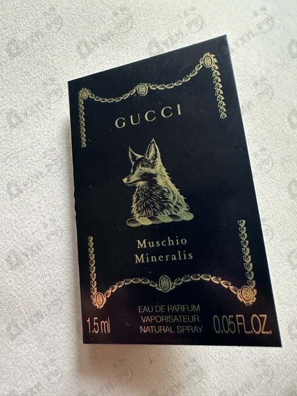 Парфюмерия Muschio Mineralis от Gucci