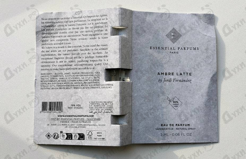 Отзыв Essential Parfums Ambre Latte