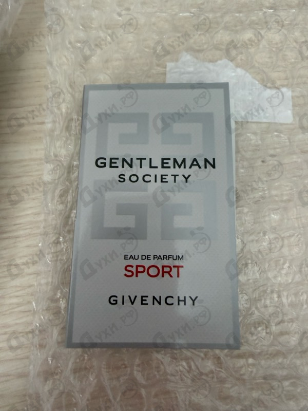 Отзыв Givenchy Gentleman Society Sport