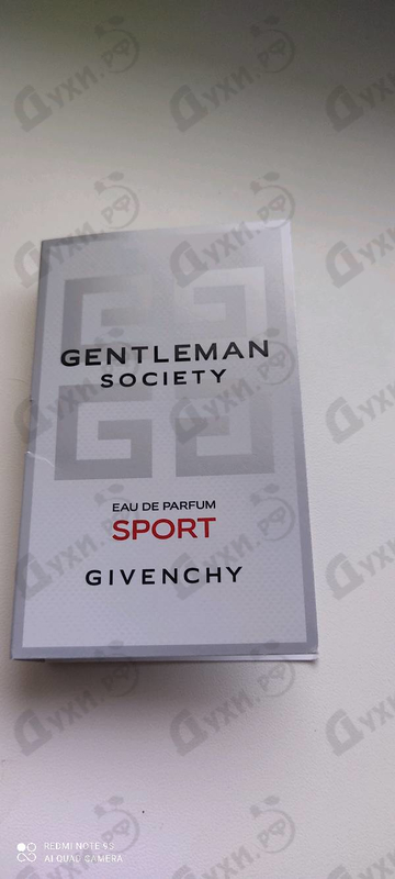 Духи Gentleman Society Sport от Givenchy