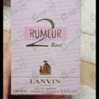 Отзыв Lanvin Rumeur 2 Rose