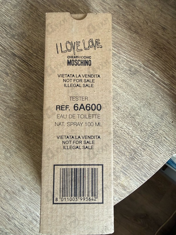 Отзыв Moschino I Love Love