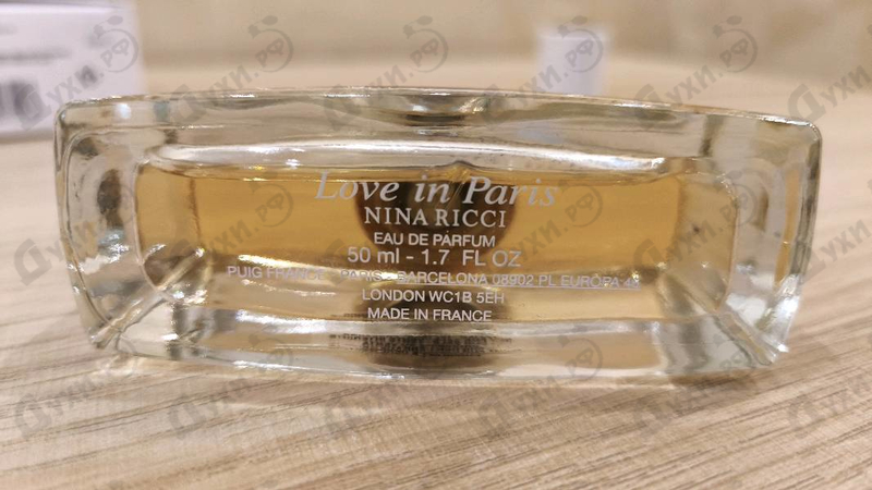 Парфюмерия Love In Paris от Nina Ricci