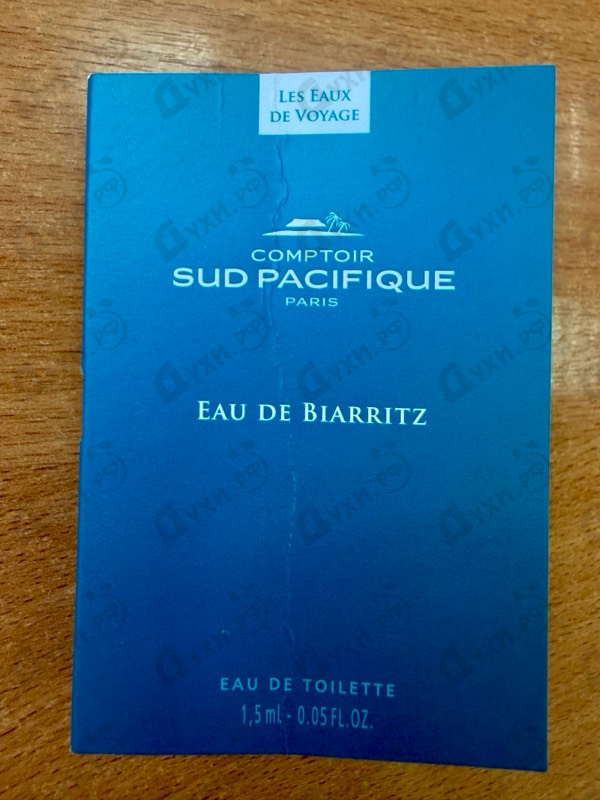 Купить Eau De Biarritz от Sud Pacifique