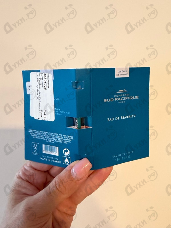 Купить Eau De Biarritz от Sud Pacifique