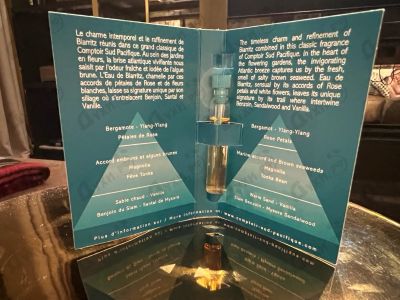 Духи Eau De Biarritz от Sud Pacifique