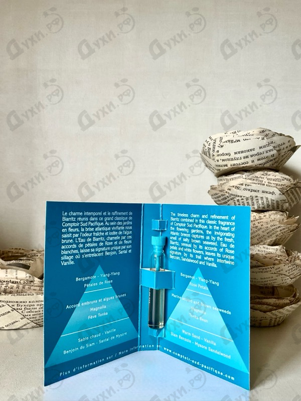 Парфюмерия Eau De Biarritz от Sud Pacifique