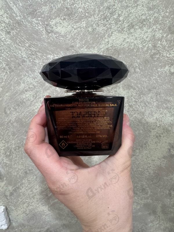 Парфюмерия Crystal Noir от Versace