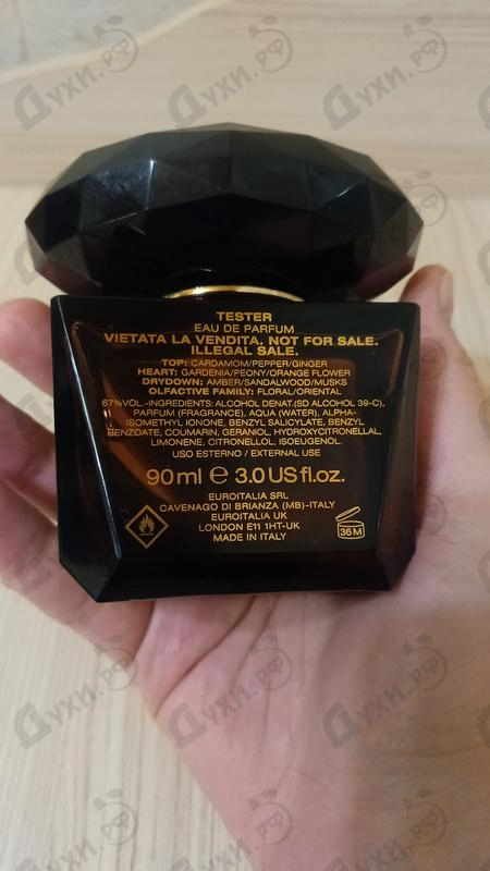Духи Crystal Noir от Versace