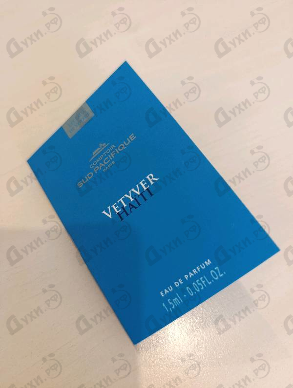 Парфюмерия Vetyver Haiti от Sud Pacifique